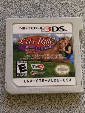 Nintendo 3DS Game Card- Let’s Rude Best in Breed 3D